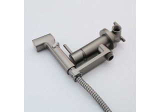 Гигиенический душ со смесителем Aquatek Ника AQ1819BGM оружейная сталь